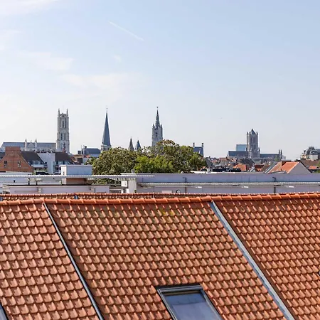 Appartement Huswell - Spacious In With Big Terrace Gand